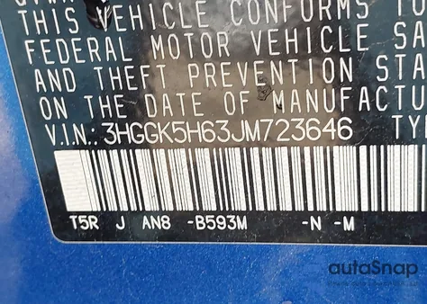 2018 Honda Fit Sport из США, поврежденный, VIN 3HGGK5H63JM723646